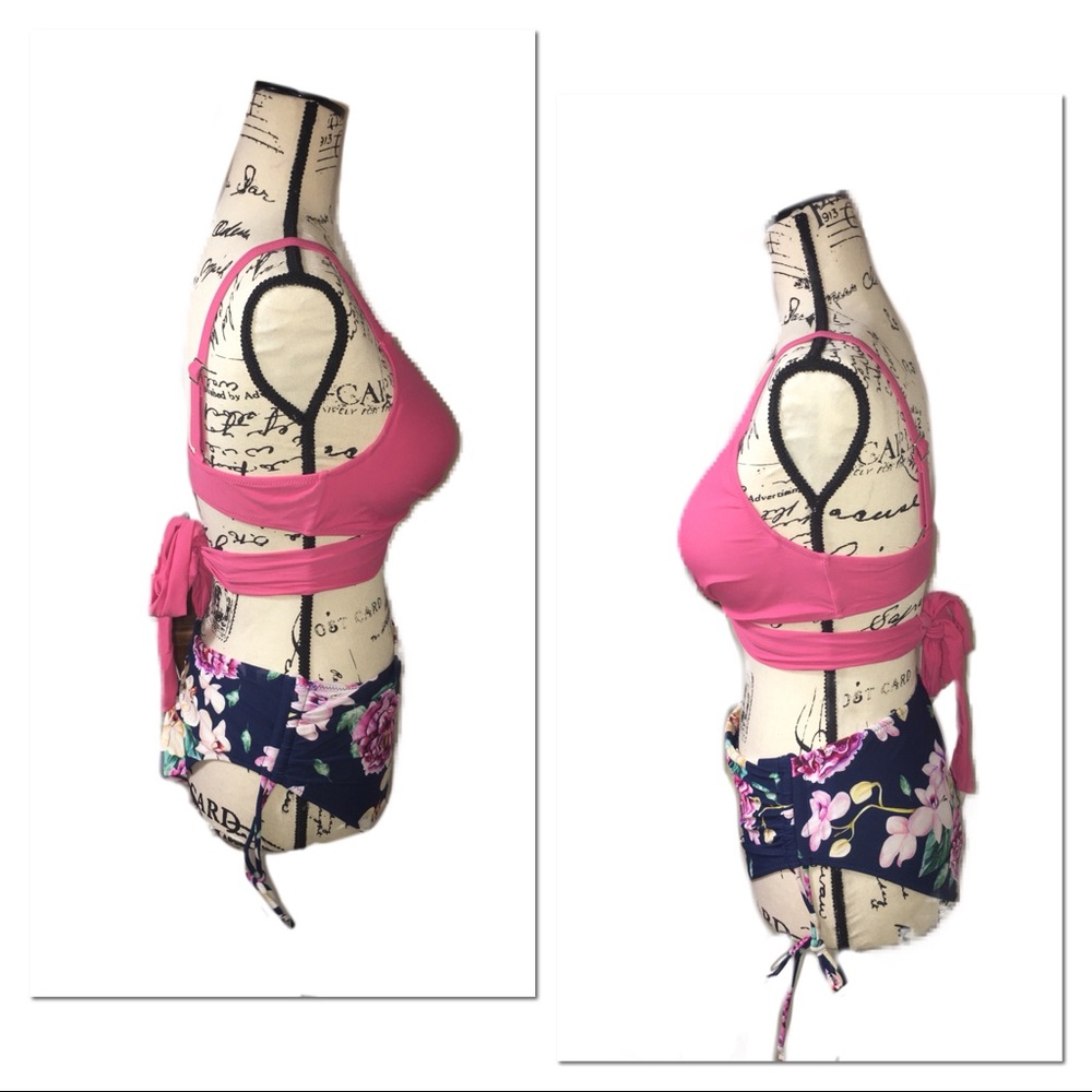 •LAST 1!•CUPSHE | NWT | Strappy Floral Bikini - Picture 5 of 8